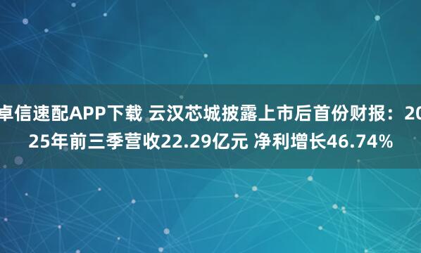 卓信速配APP下载 云汉芯城披露上市后首份财报：2025年前三季营收22.29亿元 净利增长46.74%