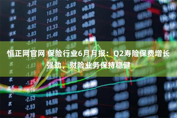 恒正网官网 保险行业6月月报：Q2寿险保费增长强劲，财险业务保持稳健